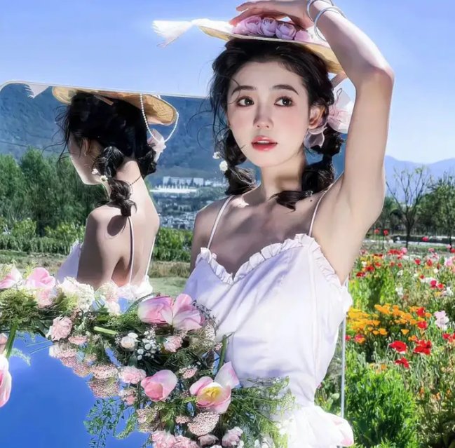 侧颜